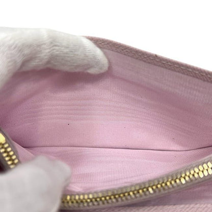Prada Bifold Wallet Pink Saffiano