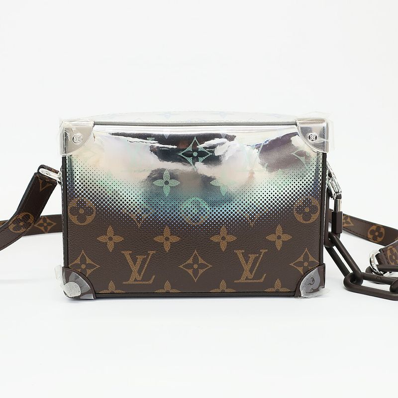 Louis Vuitton Mini Soft Trunk Monogram Metallic Nebula Canvas Shoulder Bag