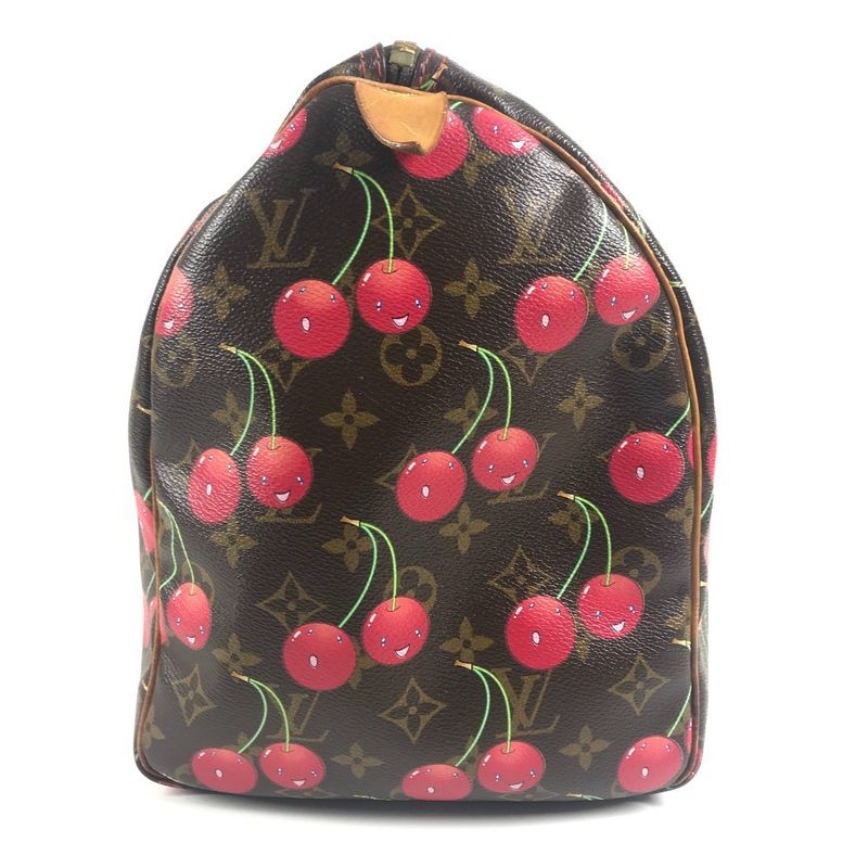 Louis Vuitton Boston Bag Keepall 45 Monogram Cherry Canvas