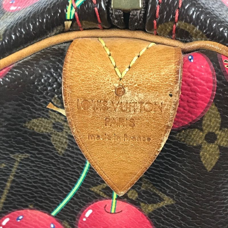 Louis Vuitton Boston Bag Keepall 45 Monogram Cherry Canvas