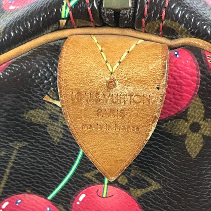 Louis Vuitton Boston Bag Keepall 45 Monogram Cherry Canvas