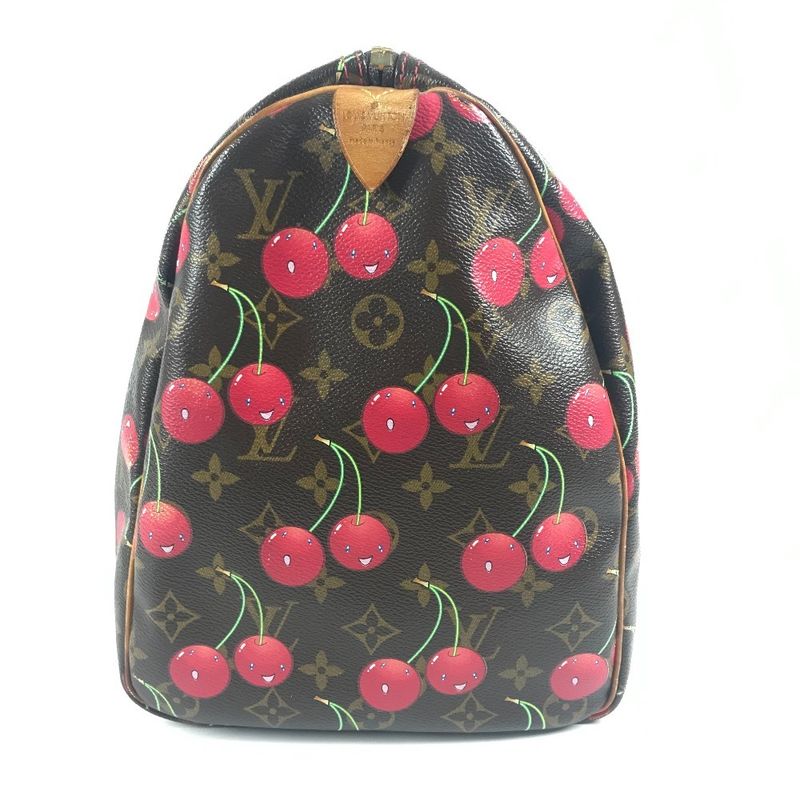 Louis Vuitton Boston Bag Keepall 45 Monogram Cherry Canvas
