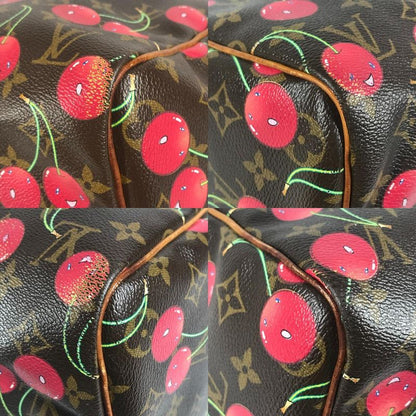 Louis Vuitton Boston Bag Keepall 45 Monogram Cherry Canvas