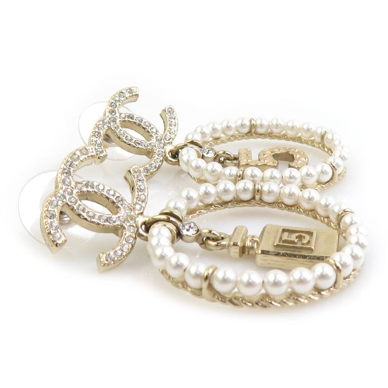 Chanel Earrings White