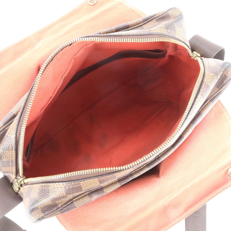 Louis Vuitton Damier Naviglio Leather Shoulder Bag