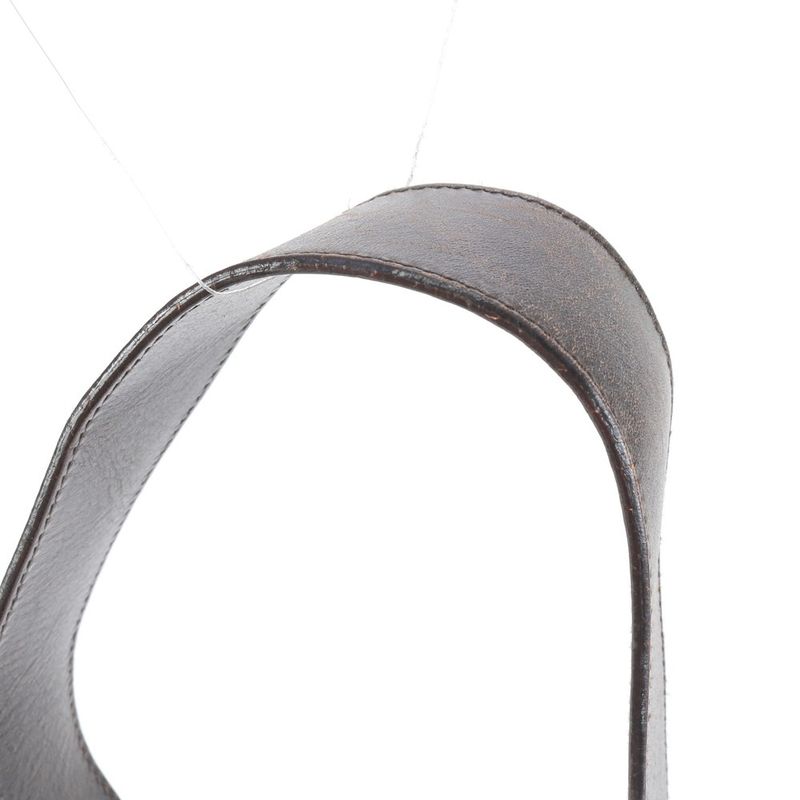 Gucci GG Canvas Sherry Line 001 Leather Shoulder Bag Hand Brown Eem