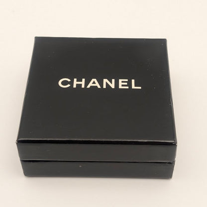 Chanel Earrings CC Logo Circle Gold First Era Vintage