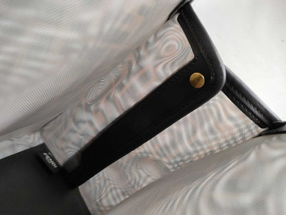 Fendi Bag Cover Peekaboo Defender Brown Mesh Leather