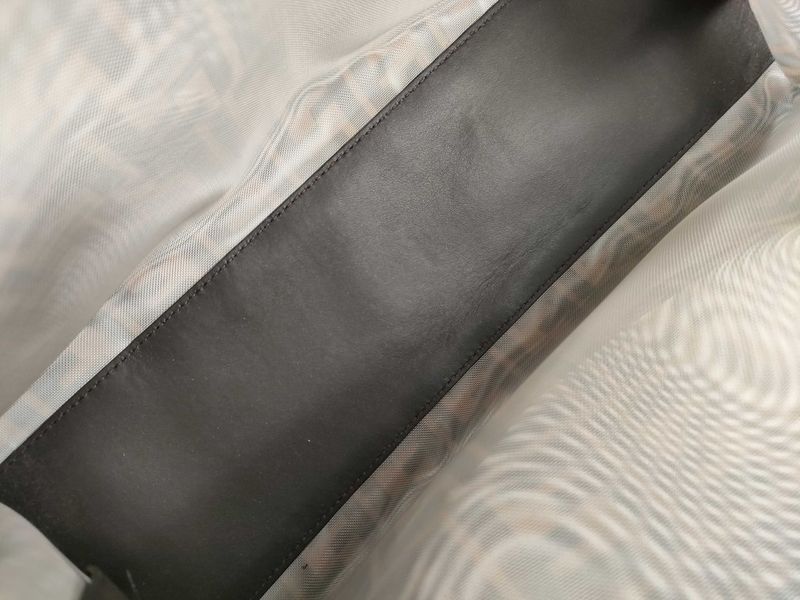 Fendi Bag Cover Peekaboo Defender Brown Mesh Leather