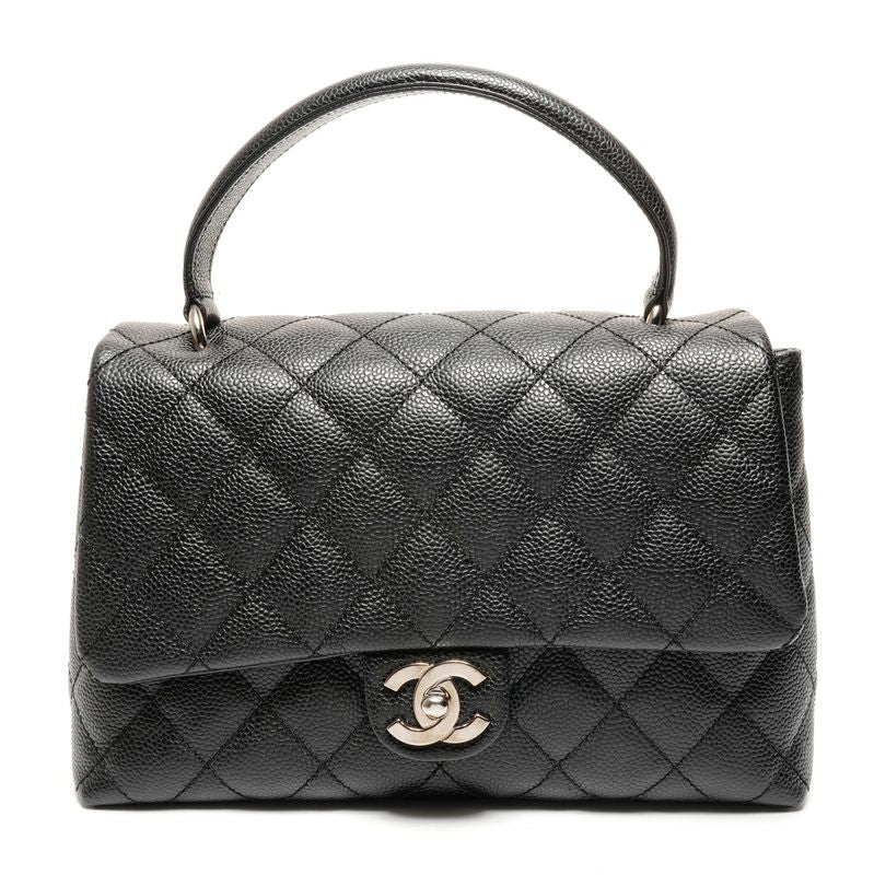 Chanel Handbag Caviar Leather Kelly