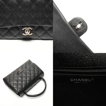 Chanel Handbag Caviar Leather Kelly