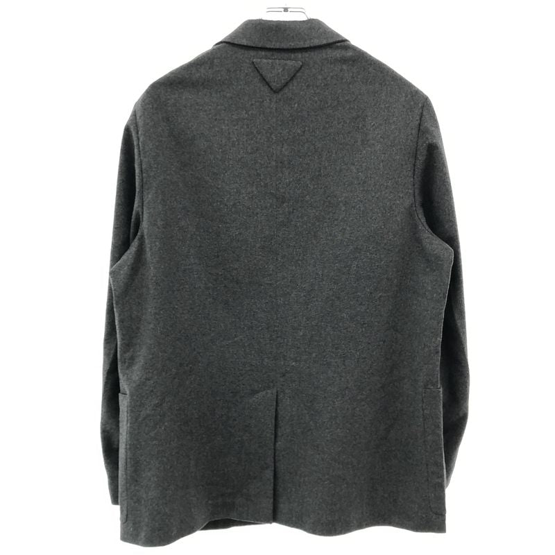 Prada Cashmere Terrace Jacket Gray