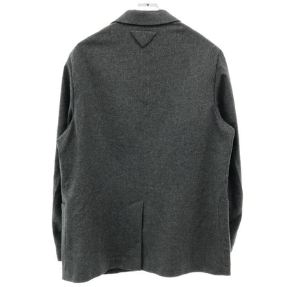 Prada Cashmere Terrace Jacket Gray