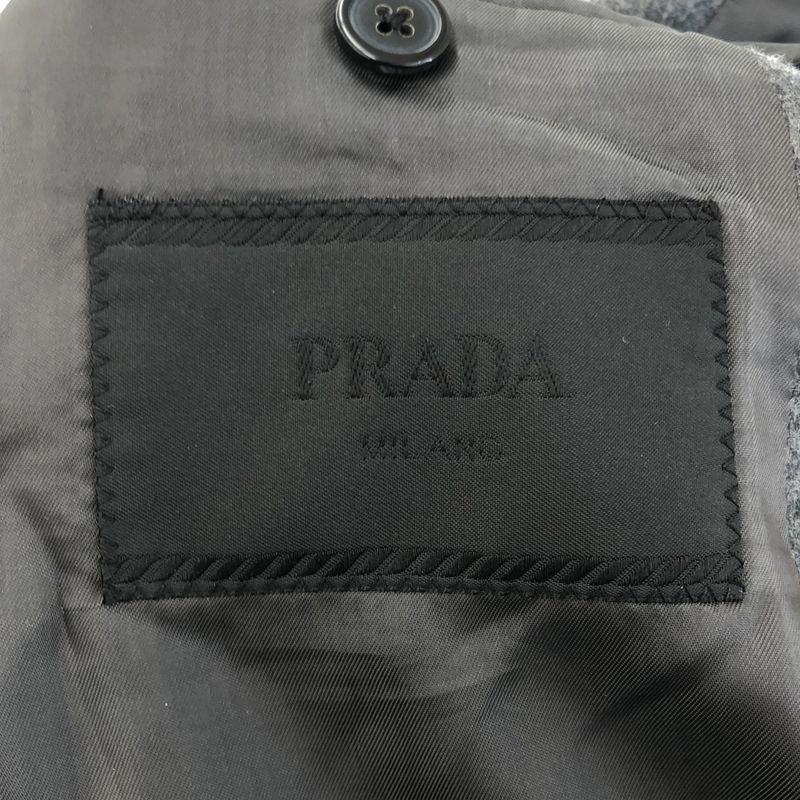Prada Cashmere Terrace Jacket Gray