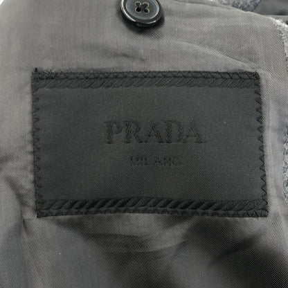 Prada Cashmere Terrace Jacket Gray