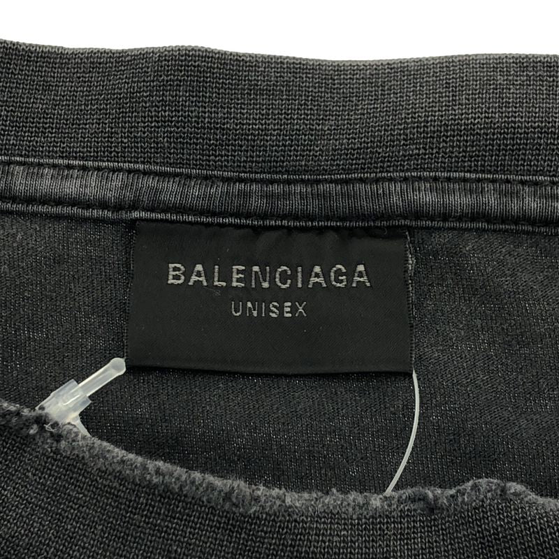 Balenciaga 360 Tubular Distressed T-Shirt Gray