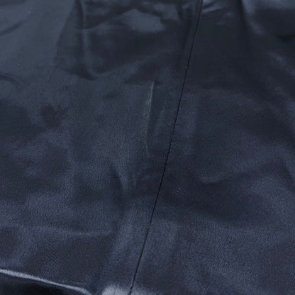 Celine Cutoff Rayon Satin Dress 2 Navy 38
