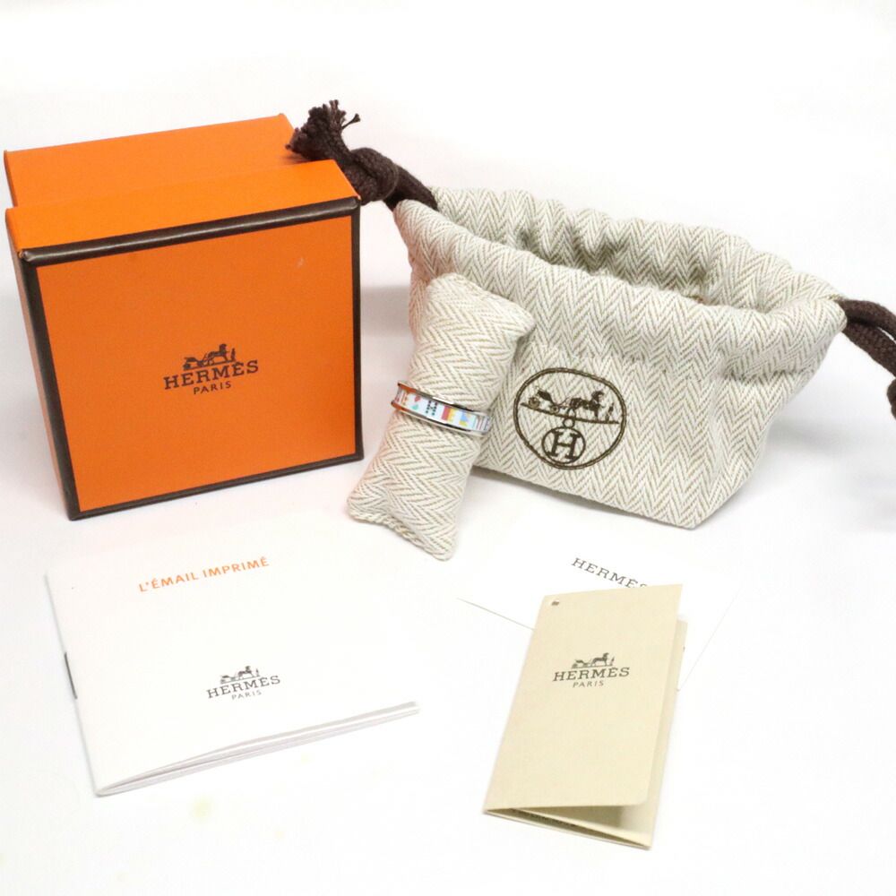 Hermes Ring Bricol PM Aurora Silveri