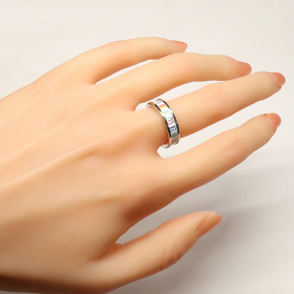 Hermes Ring Bricol PM Aurora Silveri