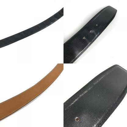 Hermes Belt Hhardware Big Logo Constance Leather Black