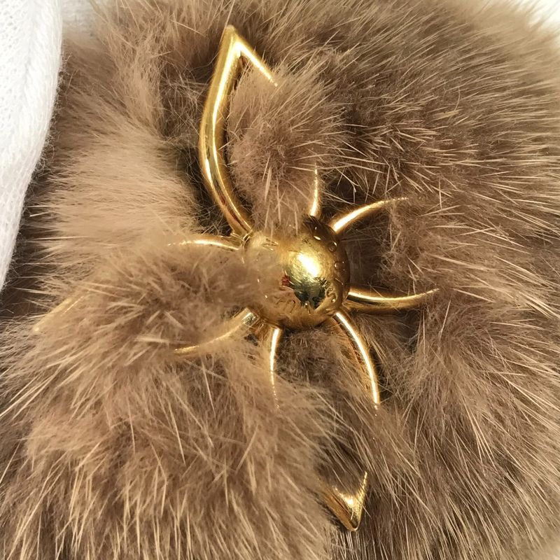 Louis Vuitton Key Holder Porte Cles la Bree Vison Mink Brown