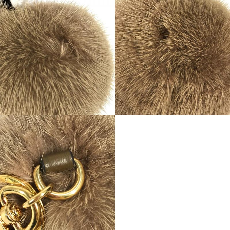 Louis Vuitton Key Holder Porte Cles la Bree Vison Mink Brown