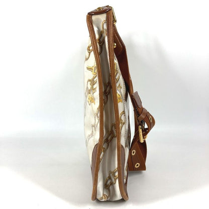 Louis Vuitton Shoulder Bag Musette Vinyl Leather White