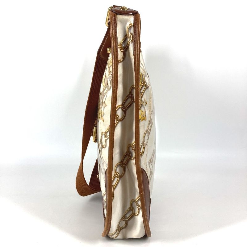 Louis Vuitton Shoulder Bag Musette Vinyl Leather White