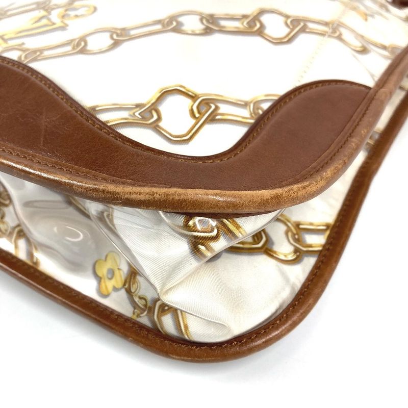 Louis Vuitton Shoulder Bag Musette Vinyl Leather White