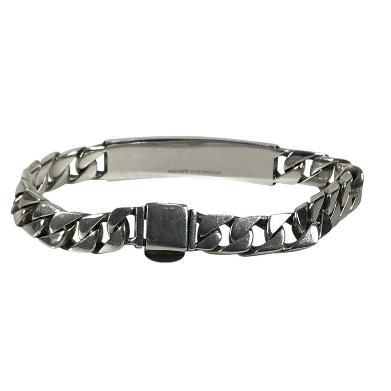 Tiffany & Co. Bracelet ID Plate Logo Silver