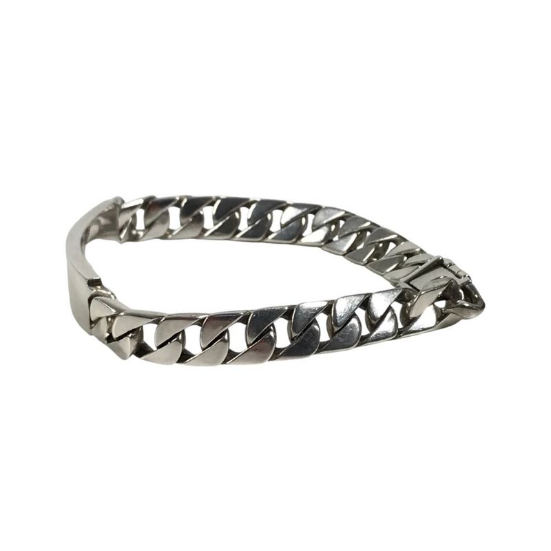 Tiffany & Co. Bracelet ID Plate Logo Silver