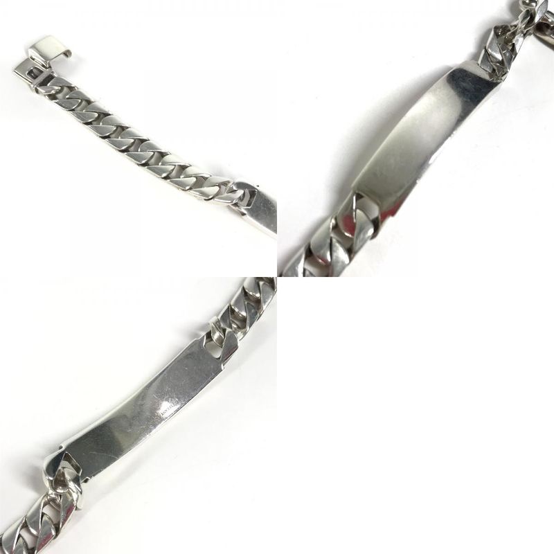 Tiffany & Co. Bracelet ID Plate Logo Silver