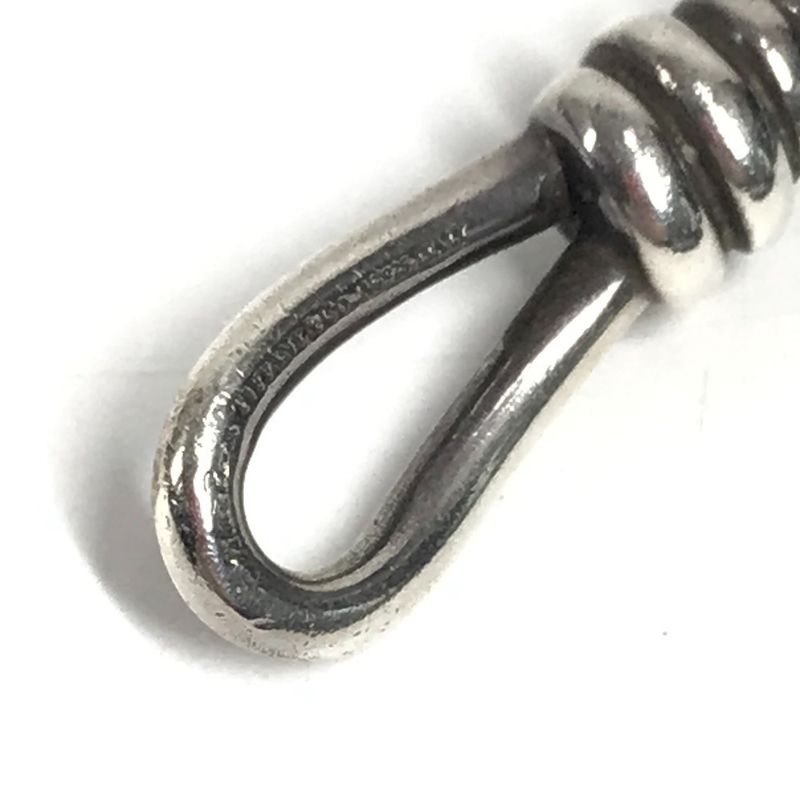 Tiffany & Co. Bracelet Knot Double Laid Wrap Leather Dark Gray