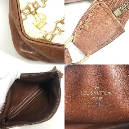 Louis Vuitton Shoulder Bag Pochette Vinyl Leather White