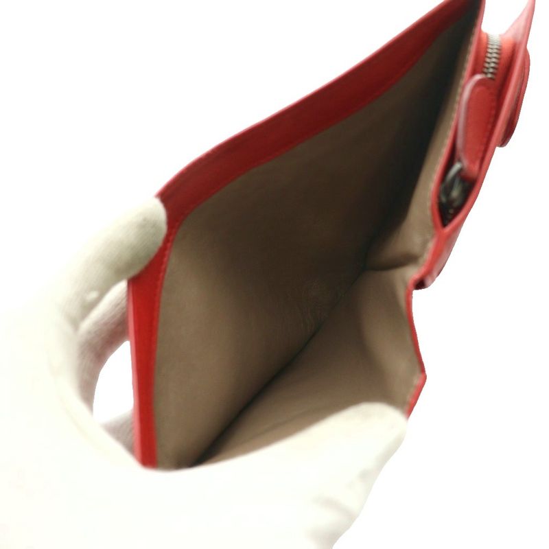 Bottega Veneta Intrecciato Bifold Wallet Red SS OS