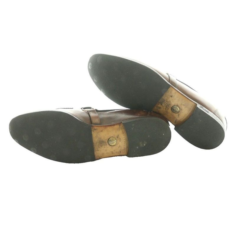 Gucci Vintage Leather Loafers Brown SS OS