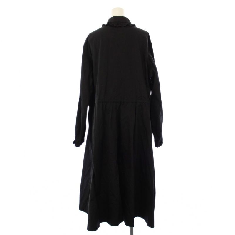 Hermes Clou de Selle Dress Long Sleeve 34 Black