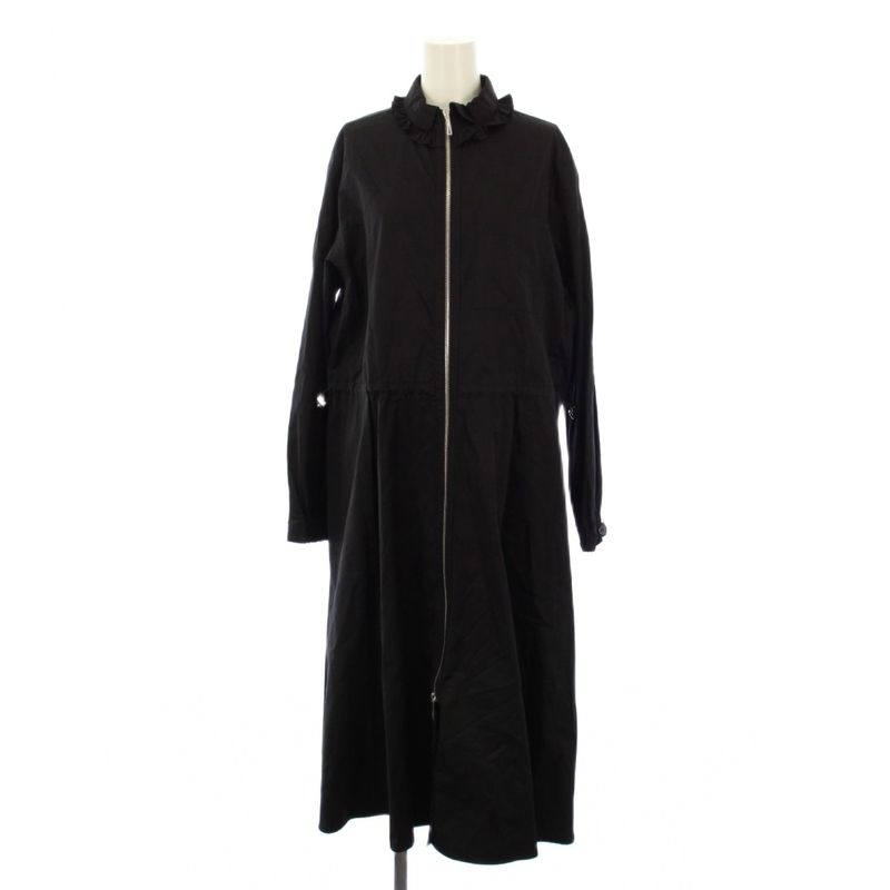 Hermes Clou de Selle Dress Long Sleeve 34 Black