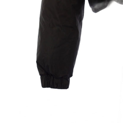 Prada Re-Nylon Triangle Logo Down Jacket Cropped Length 40 Black