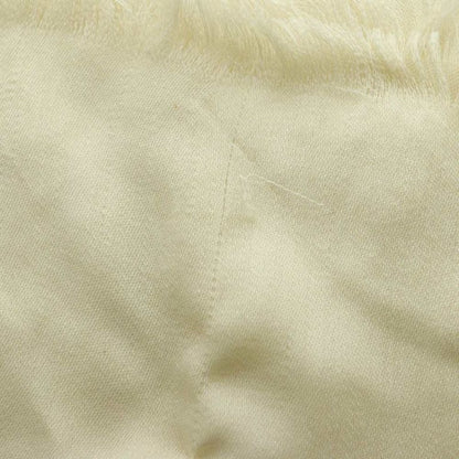 Gucci Wool Silk GG Pattern Shawl Scarf Ivory SS OS