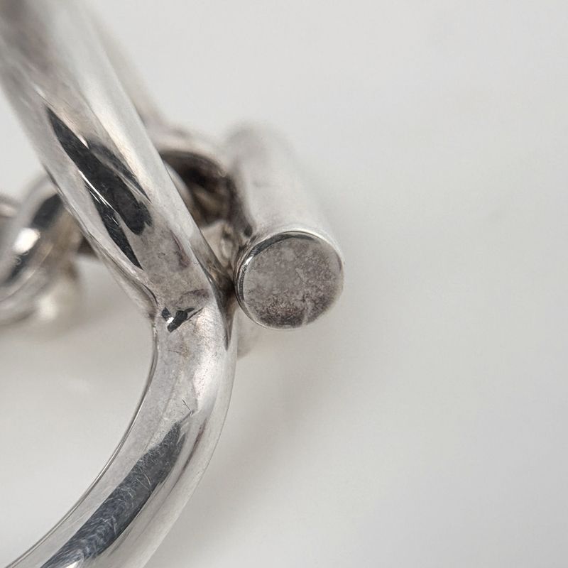 Hermes Croisette Ring MM Silver