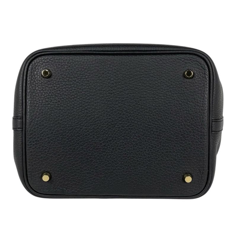 Hermes Picotin Lock MM Mini Bag Taurillon Clemence Black