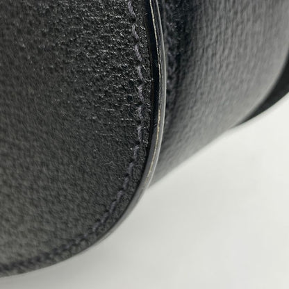 Gucci Bamboo Handbag Vintage Leather Black