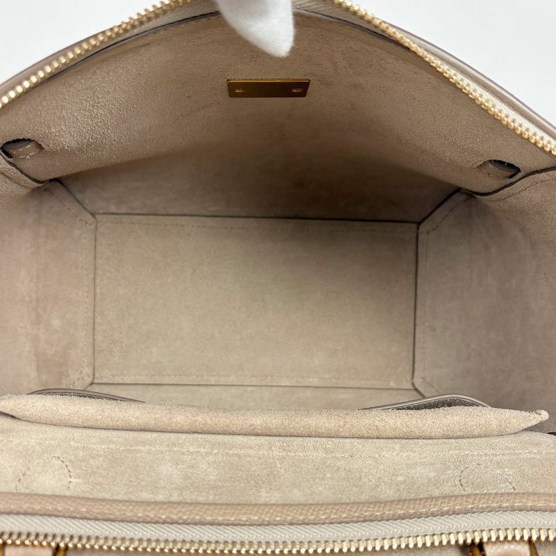 Celine Micro Belt Bag 2-Way Leather Beige