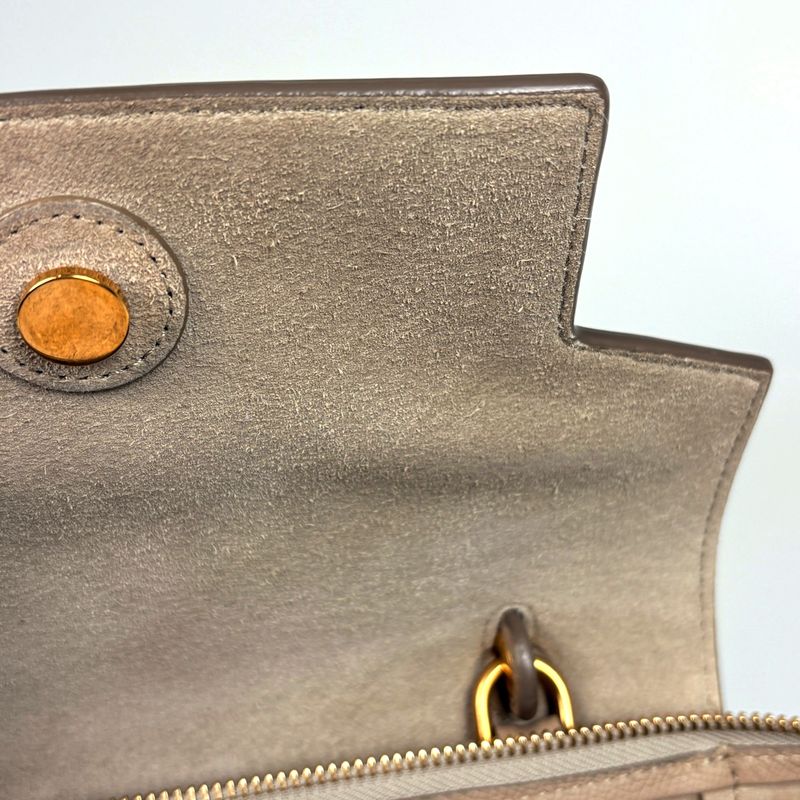 Celine Micro Belt Bag 2-Way Leather Beige