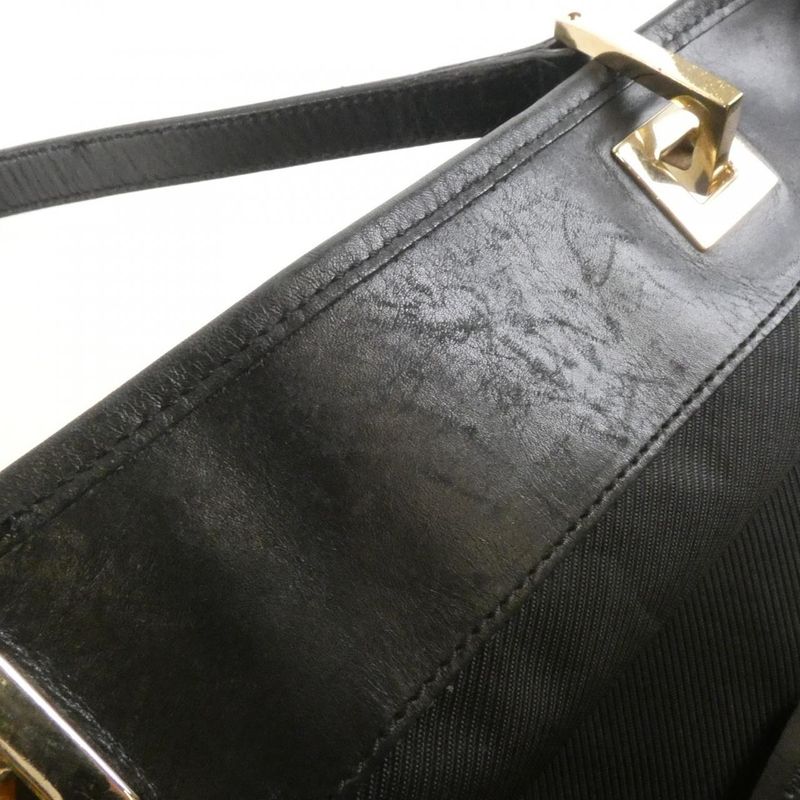 Gucci 002 Bag Canvas Black