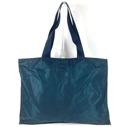 Prada Shoulder Bag Triangle Logo Nylon Blue