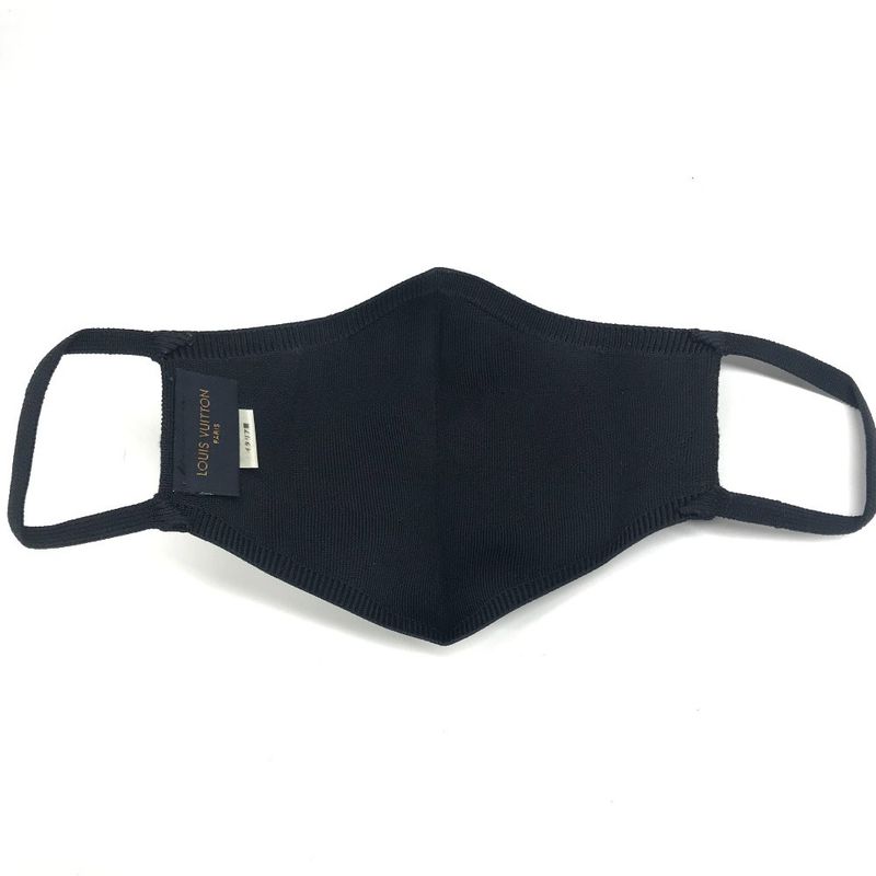 Louis Vuitton Mask Maille Nylon Black Pouch