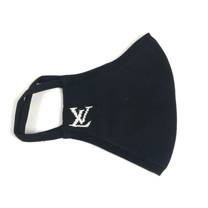 Louis Vuitton Mask Maille Nylon Black Pouch