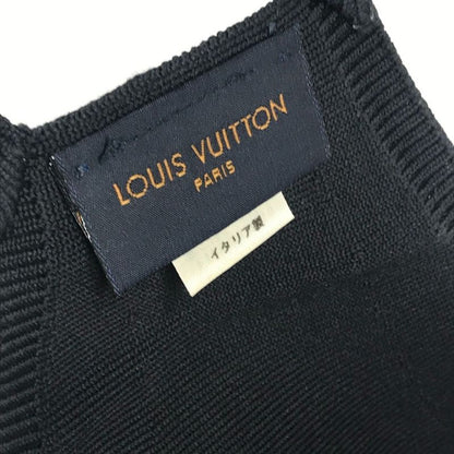Louis Vuitton Mask Maille Nylon Black Pouch